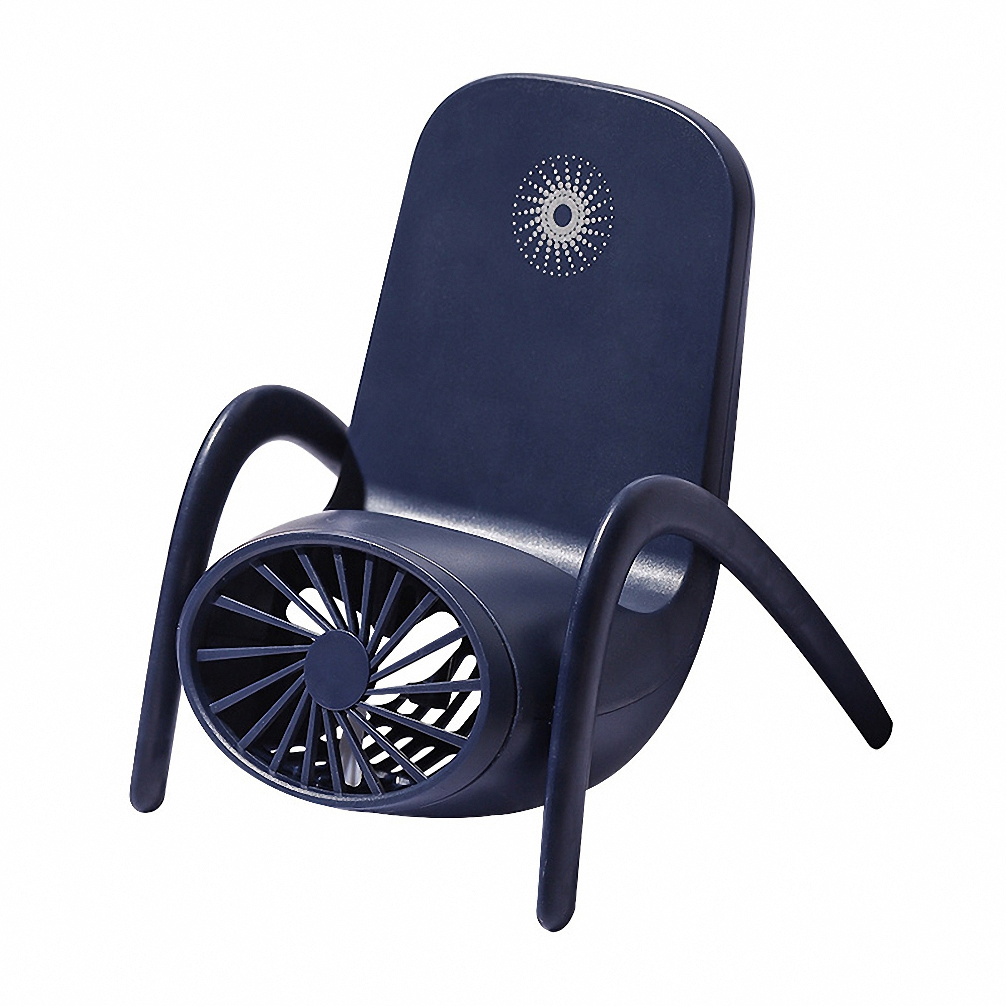 Portable USB Fan with Phone Holder and LED Night Light 5