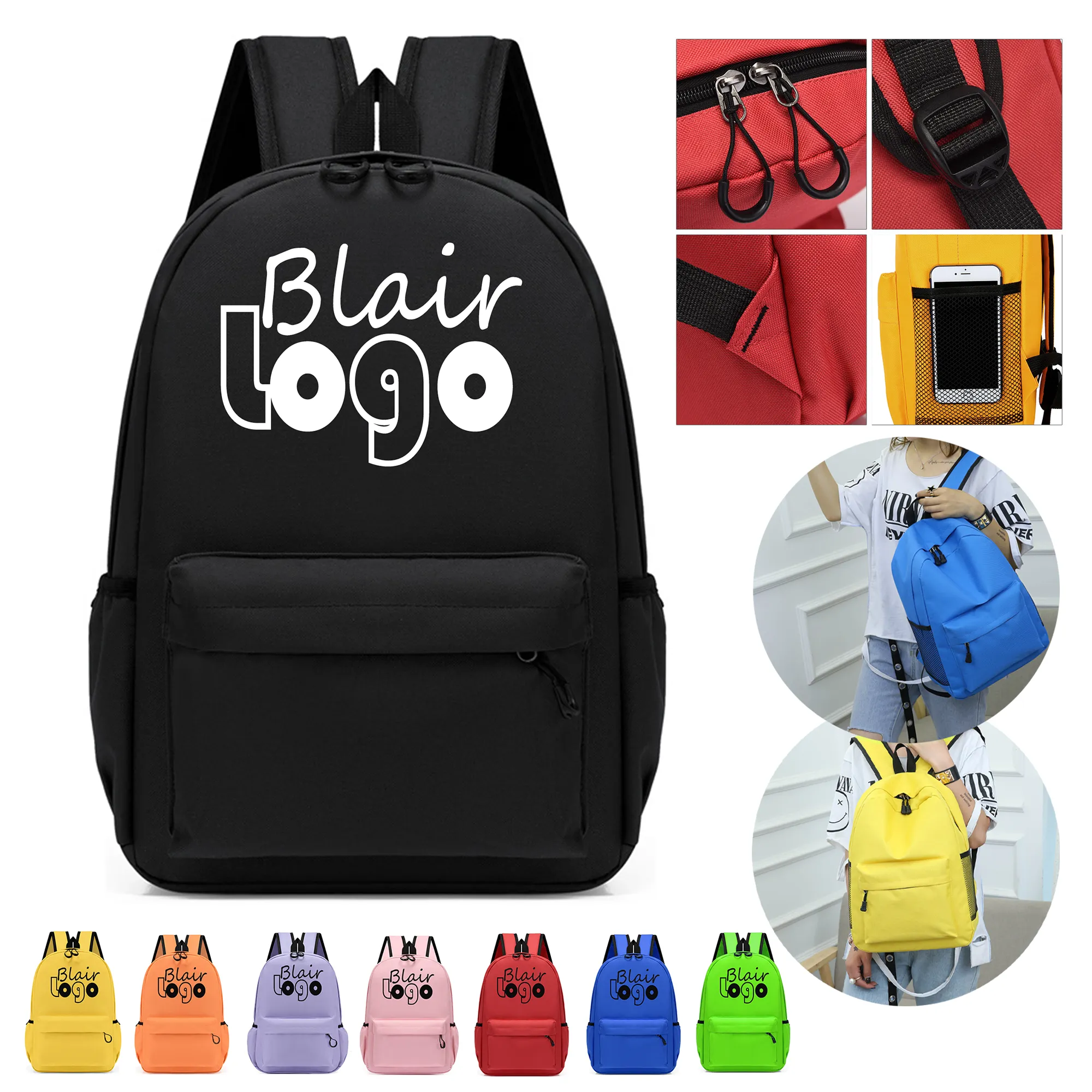 Multi-Color Student Backpack