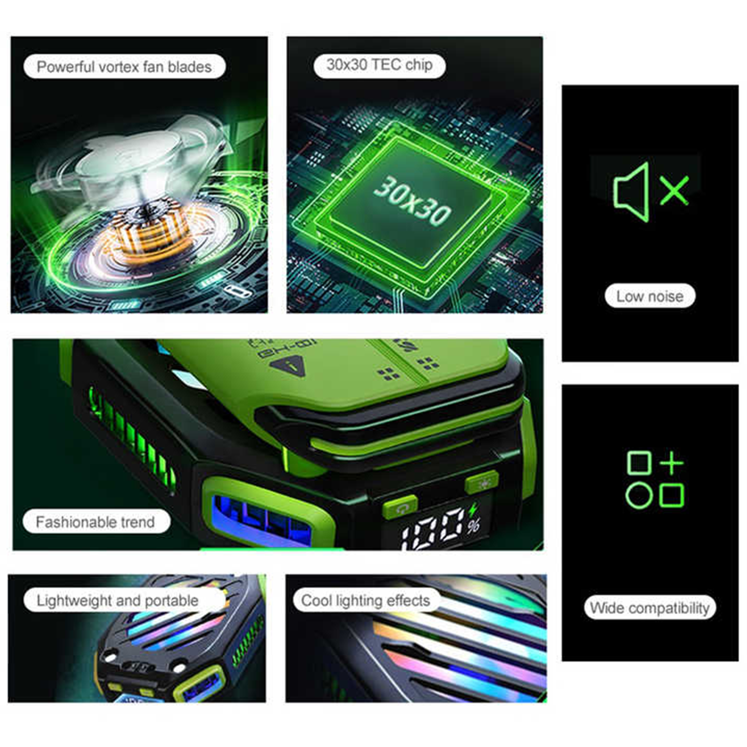 Rechargeable Magnetic Phone Cooler 4
