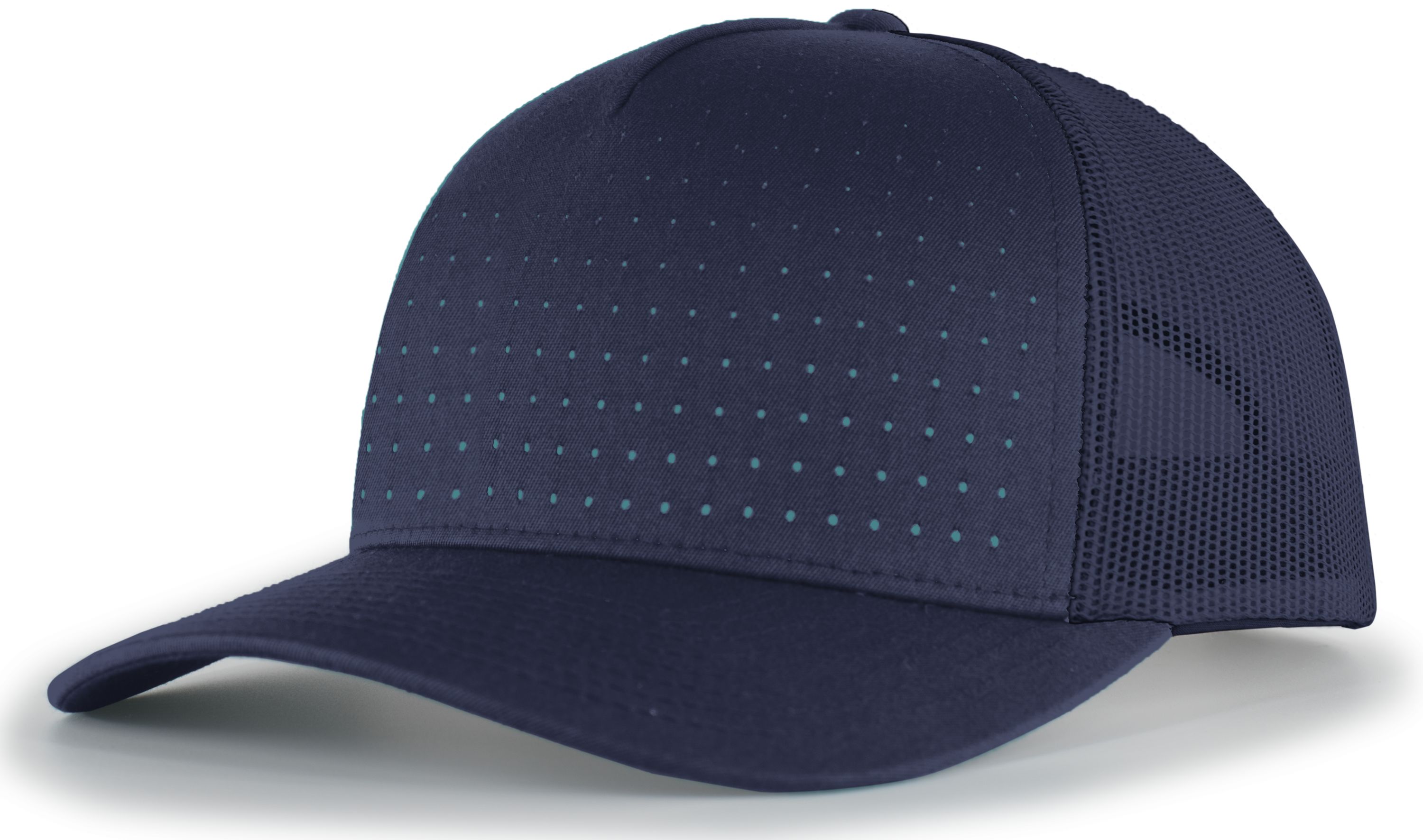 Perforated 5-Panel Trucker Snapback Cap 8