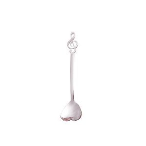 5.31 Inch Music Note Heart Shaped Spoon 12