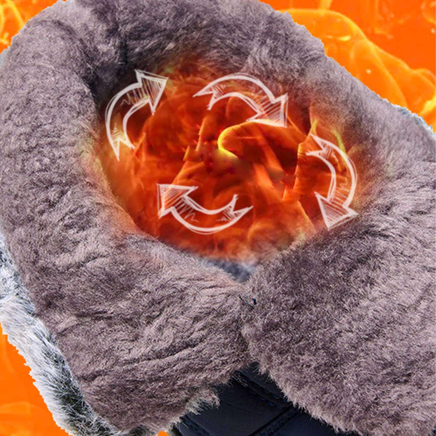 Winter Casual Waterproof Soft Bottom Plush Snow Boots 5