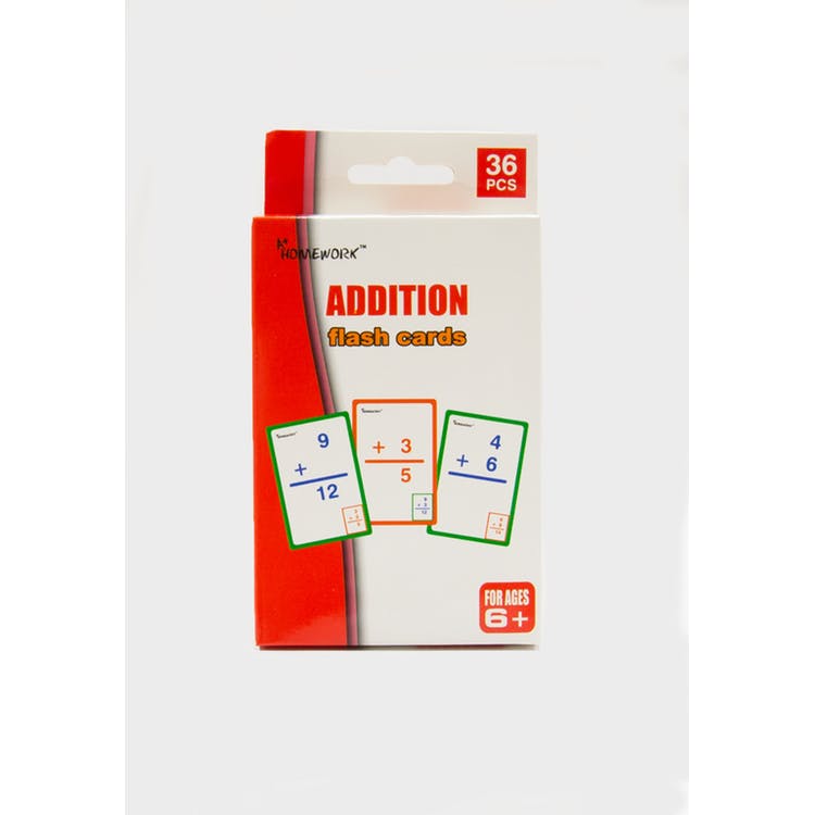 Addition Flashcards - 36 Count Double Sided 1