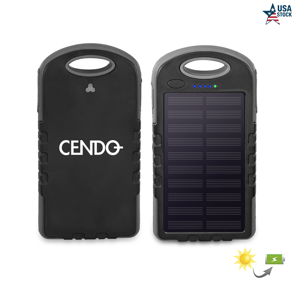 Eco Friendly 8000mAh Solar Power Bank UL Certified 3