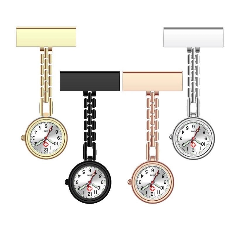 Medical Pocket Metal Luminous Nurse Watch withe Box 7