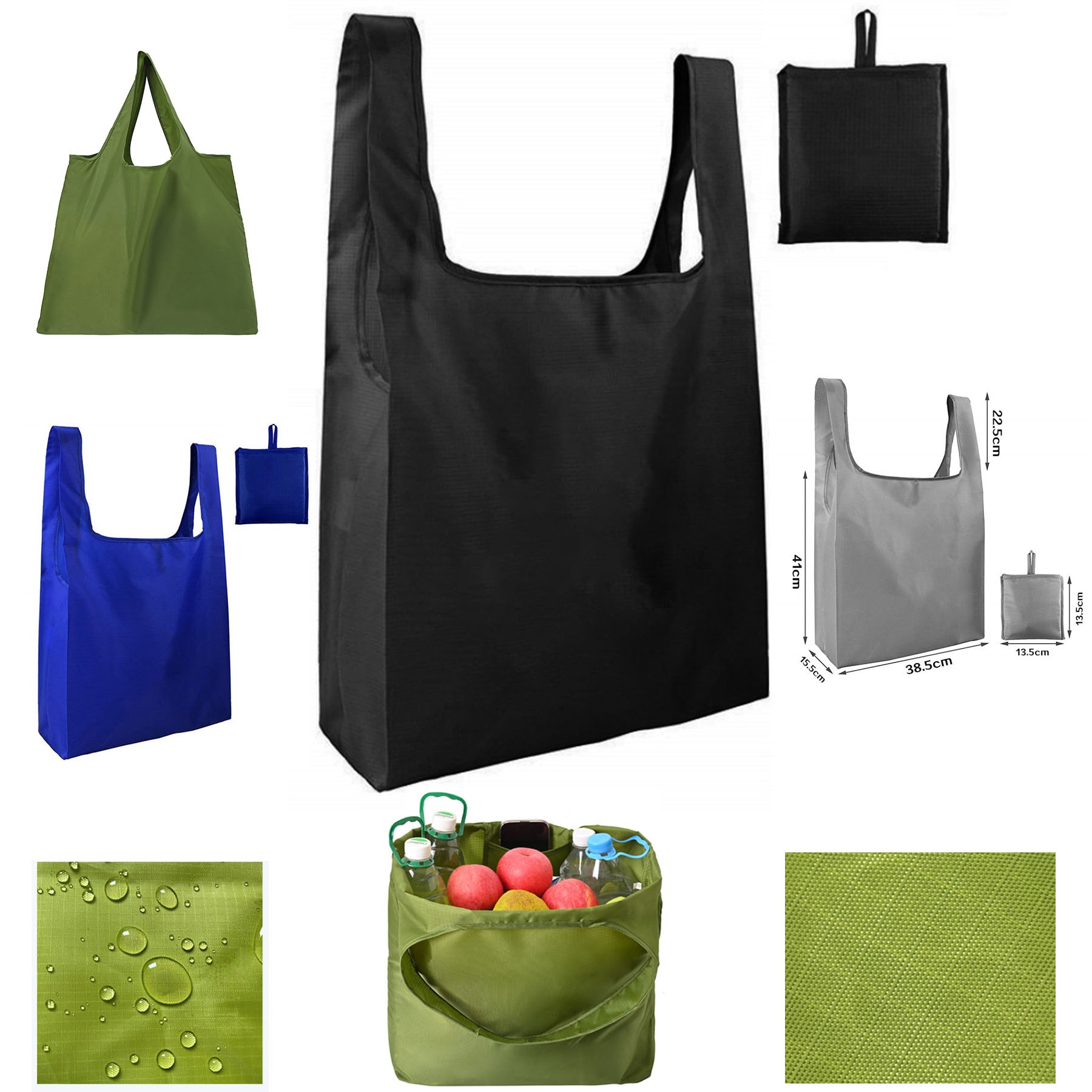 Oxford Cloth Folding Shopping Bag, custom tote bag with logo imprint 7