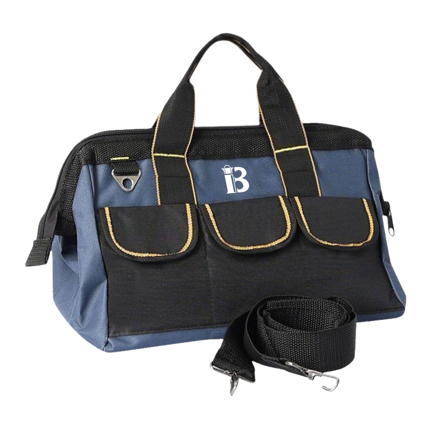 Canvas Multi-Function Electrician Tote Bag, custom tote bag with logo imprint 4