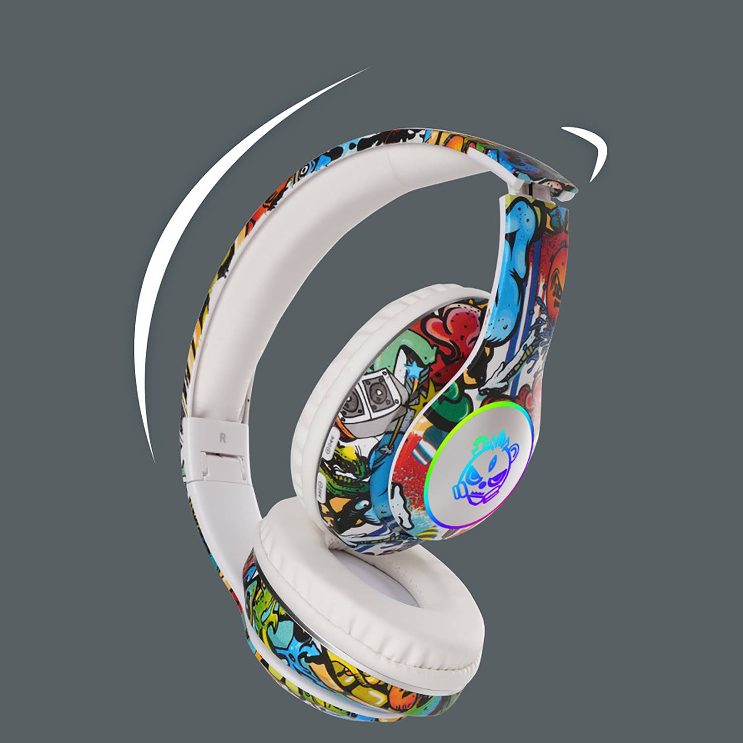 Adjustable Wireless Gaming Headset W/ Noise Cancelling 7