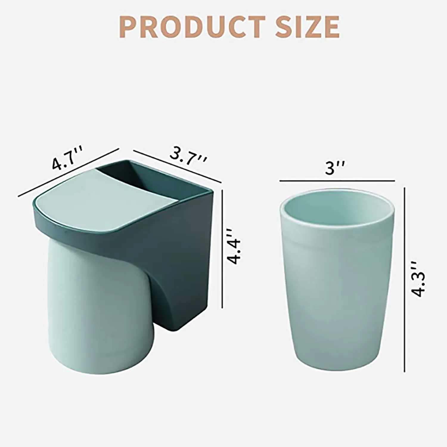 Wall-mounted Toothbrush Storage RackTooth Cup Holder 3