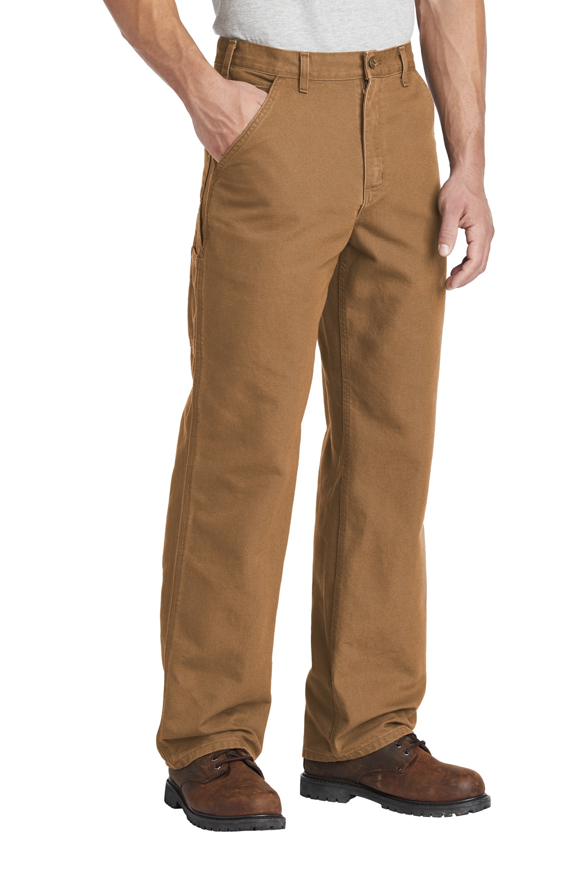Carhartt Washed-Duck Work Dungaree. CTB11 7