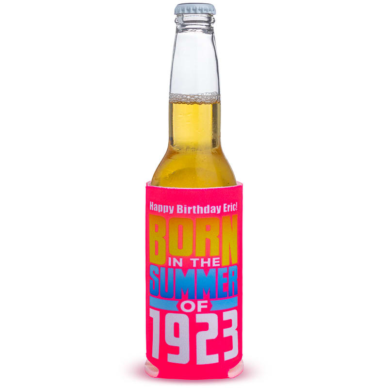 Fluorescent Neon Collapsible SLIM Can Coolers 5
