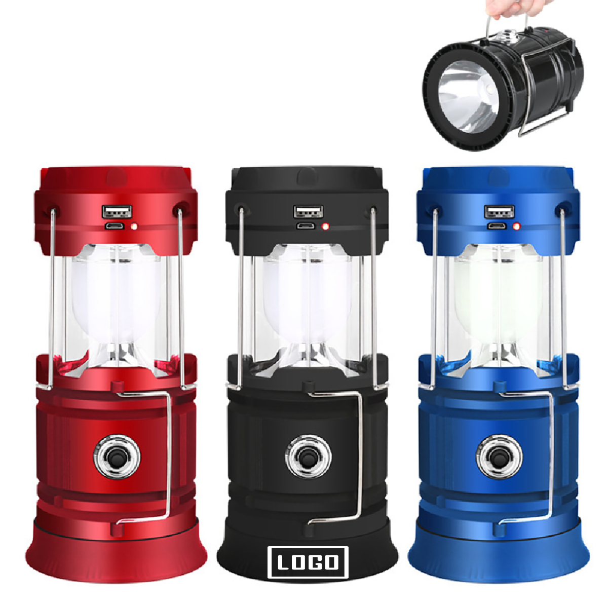 Camping Lantern Solar Rechargeable 4