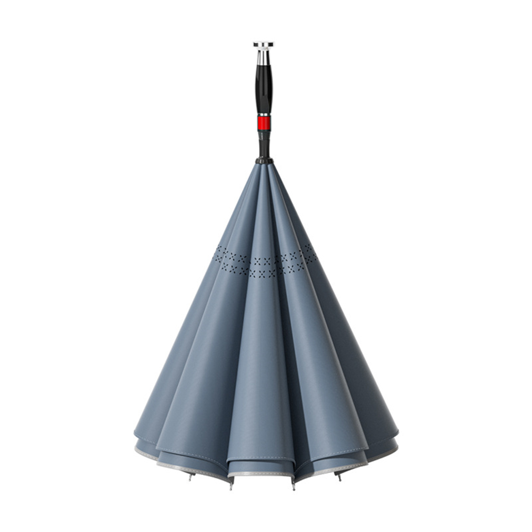 Led Light Plastic Handle Fiber Umbrella 2