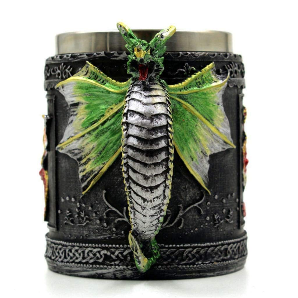EpicMug Dragon Design Stainless Steel Mug 5