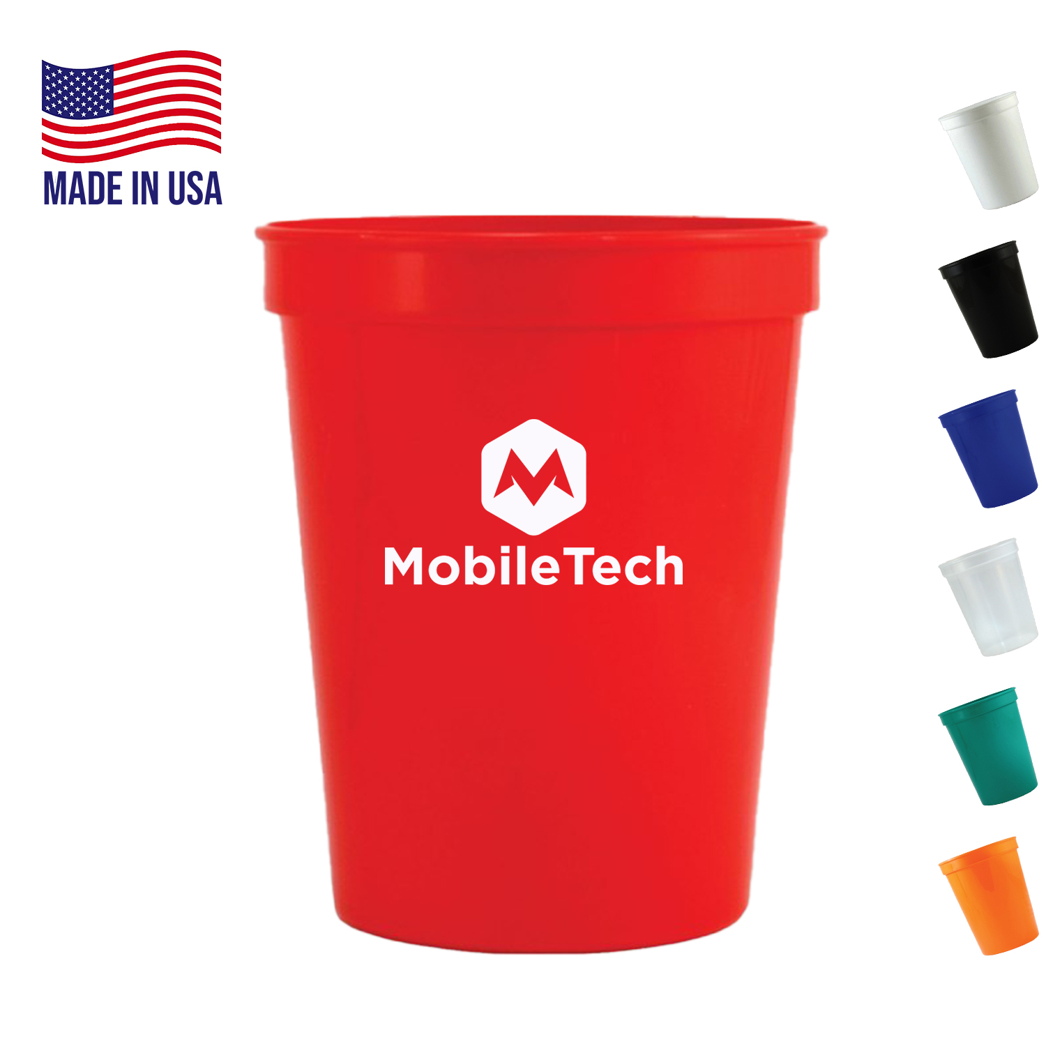 16 Oz. USA made Classic Stadium Cups 2