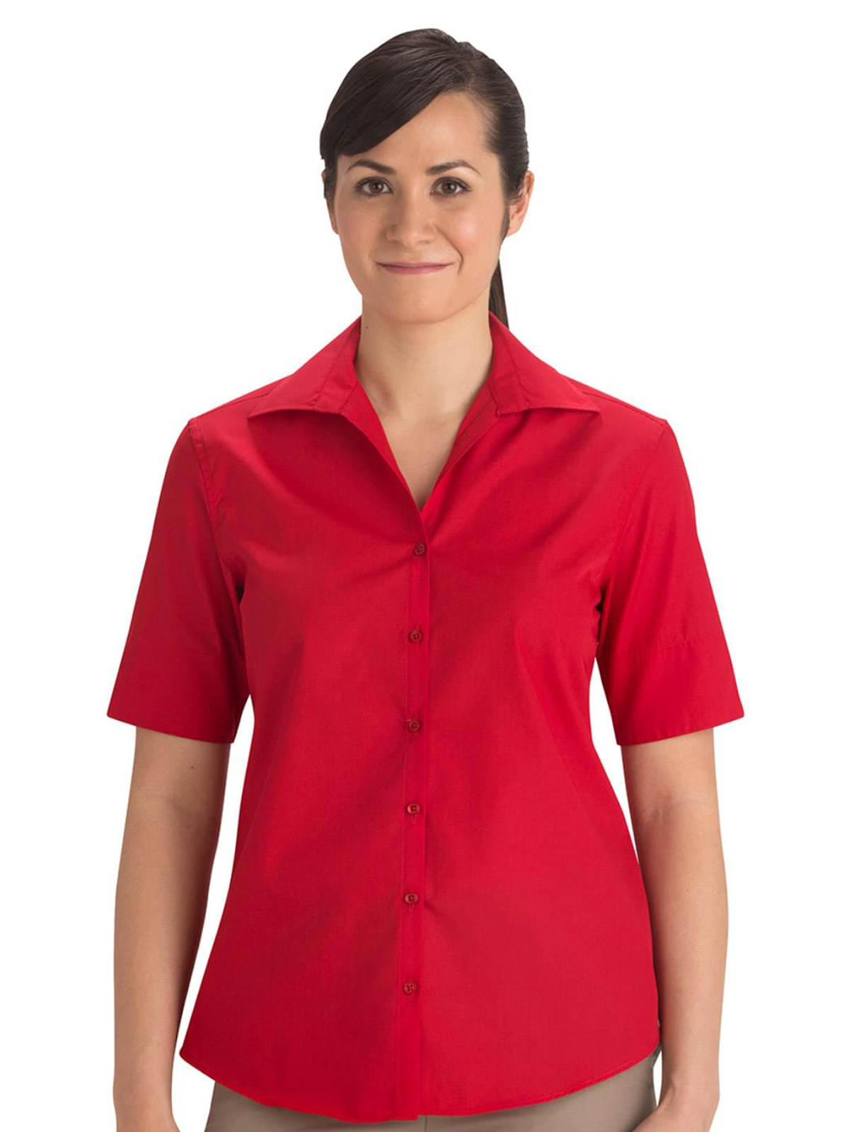 Edwards Shirts & Blouses - Women's Short Sleeve Lightweight Poplin Shirt 16