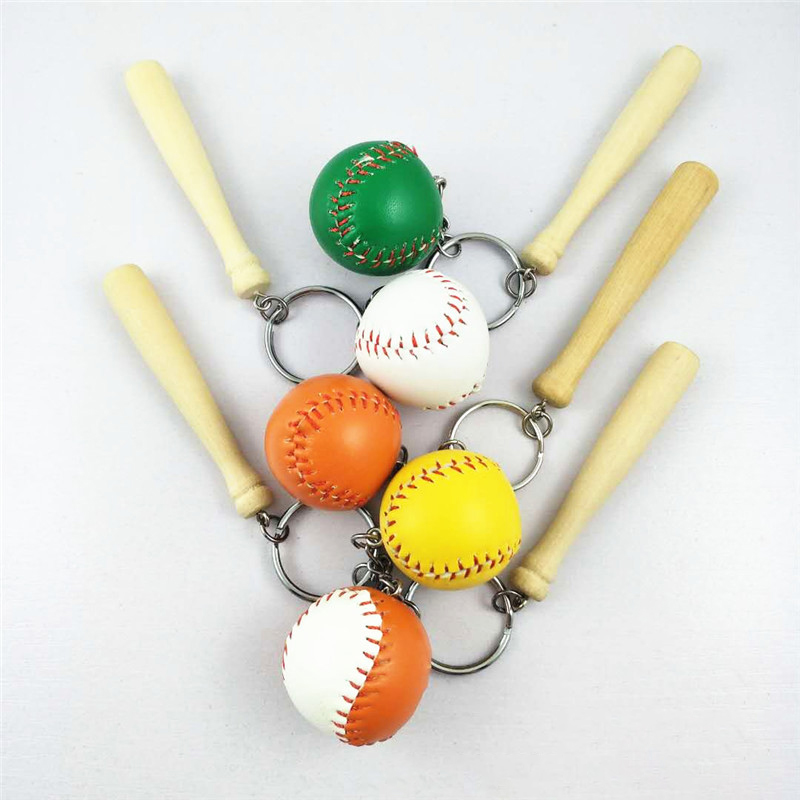2 in 1 Baseball Bat and Baseball Keychain 3