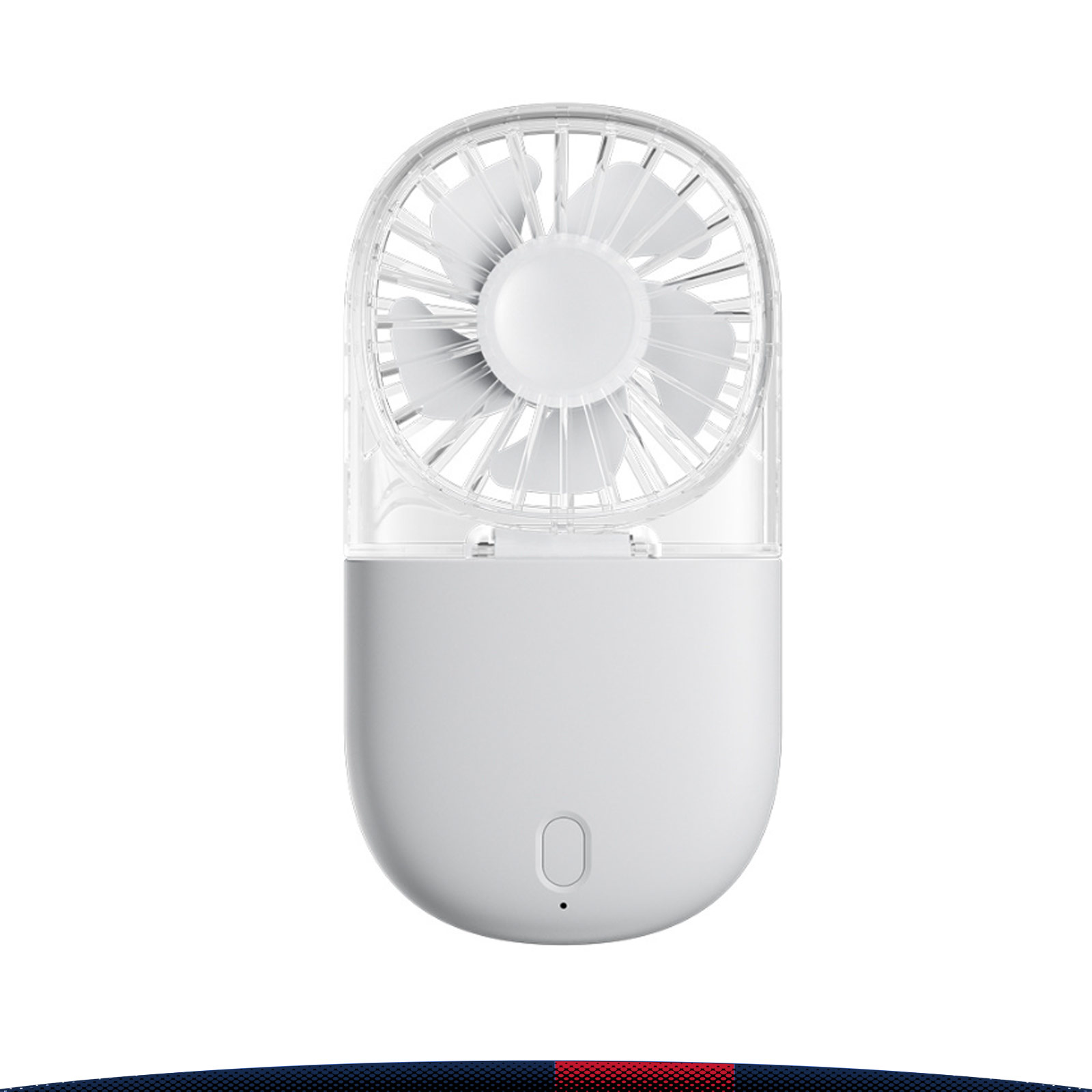 Zephyra Foldable Clear Handheld Fan 2