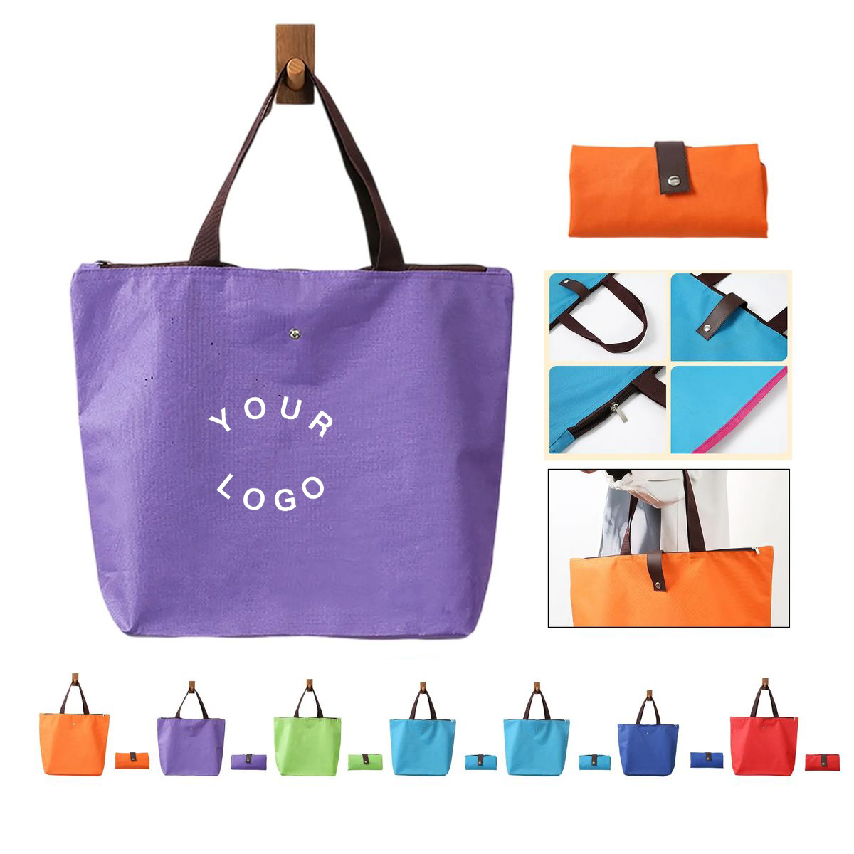 Spacious Grocery Bag with Durable Oxford Material 4