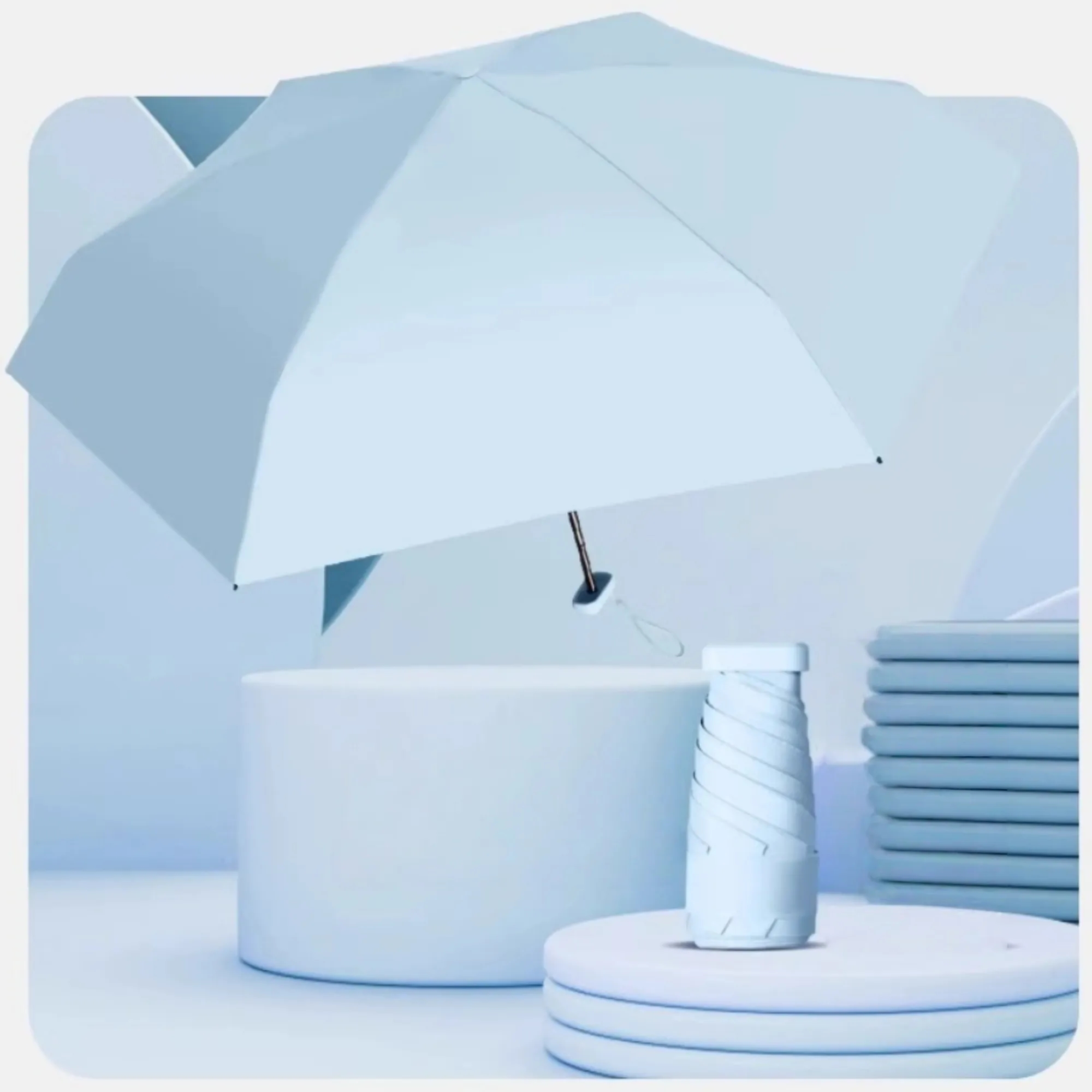 Mini Pocket Umbrella With Case 3