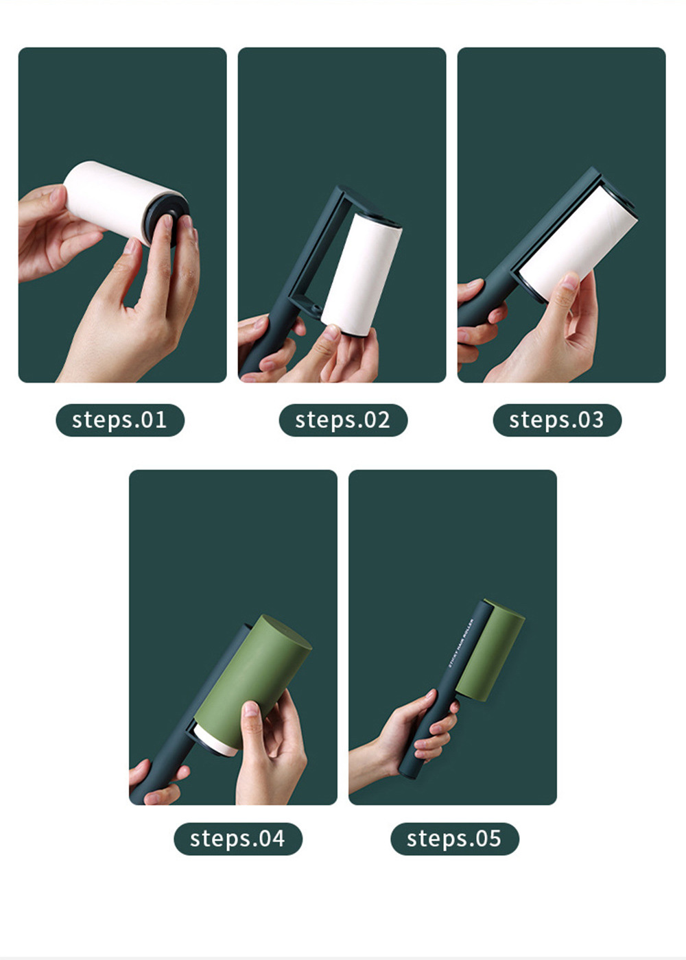 Standing Type Sticky Lint Roller 4