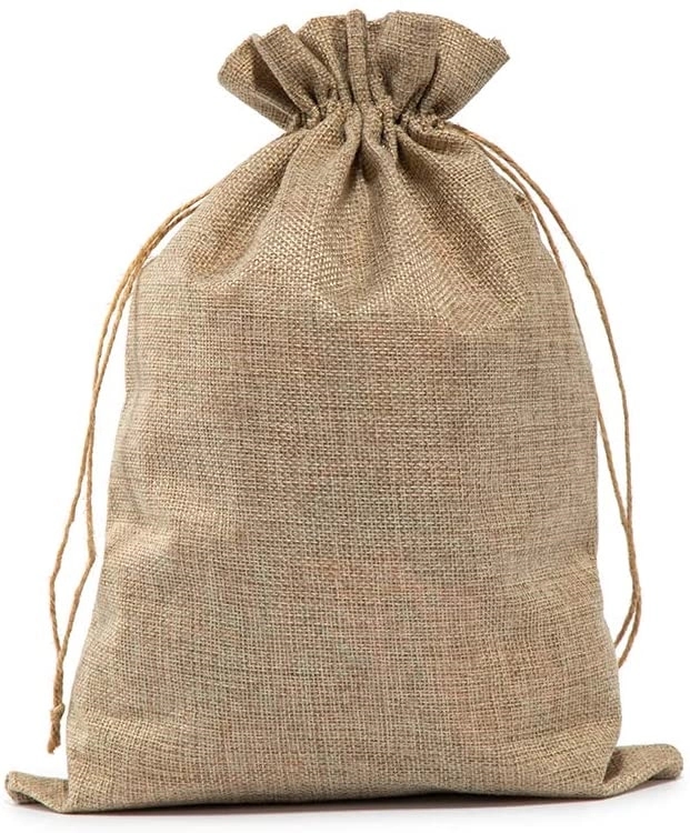 Linen Drawstring Jewelry Bag 3