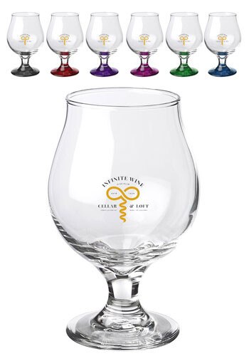 16 oz. Libbey Belgian Tulip Goblet Beer Glasses