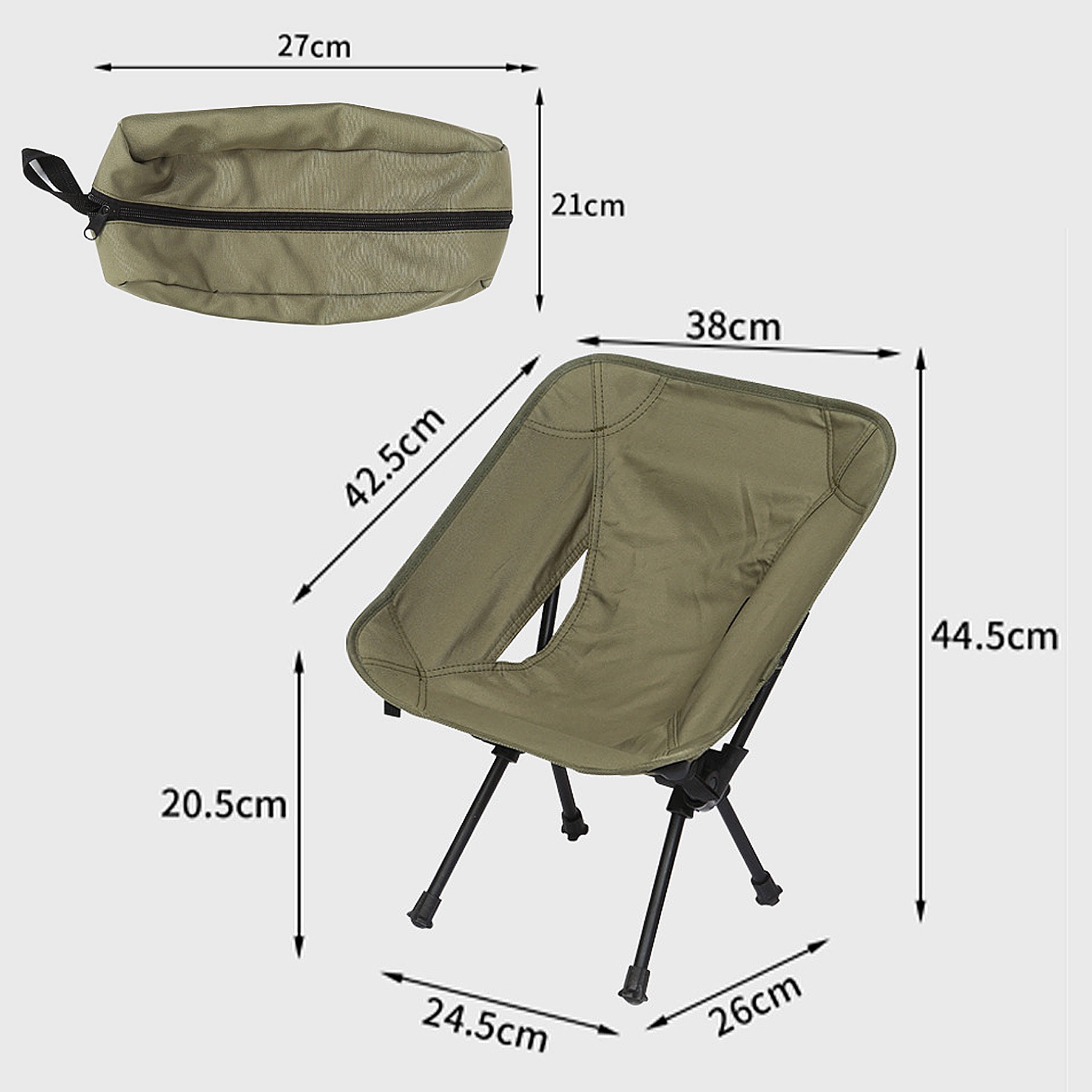 Outdoor Compact Folding Chairs 2