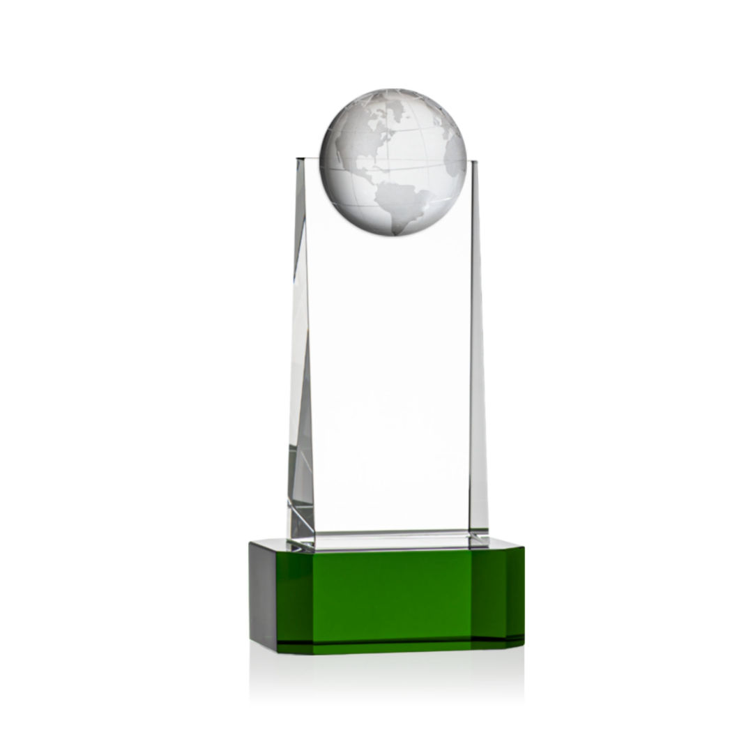 Sherbourne Globe Award on Base - Green 3