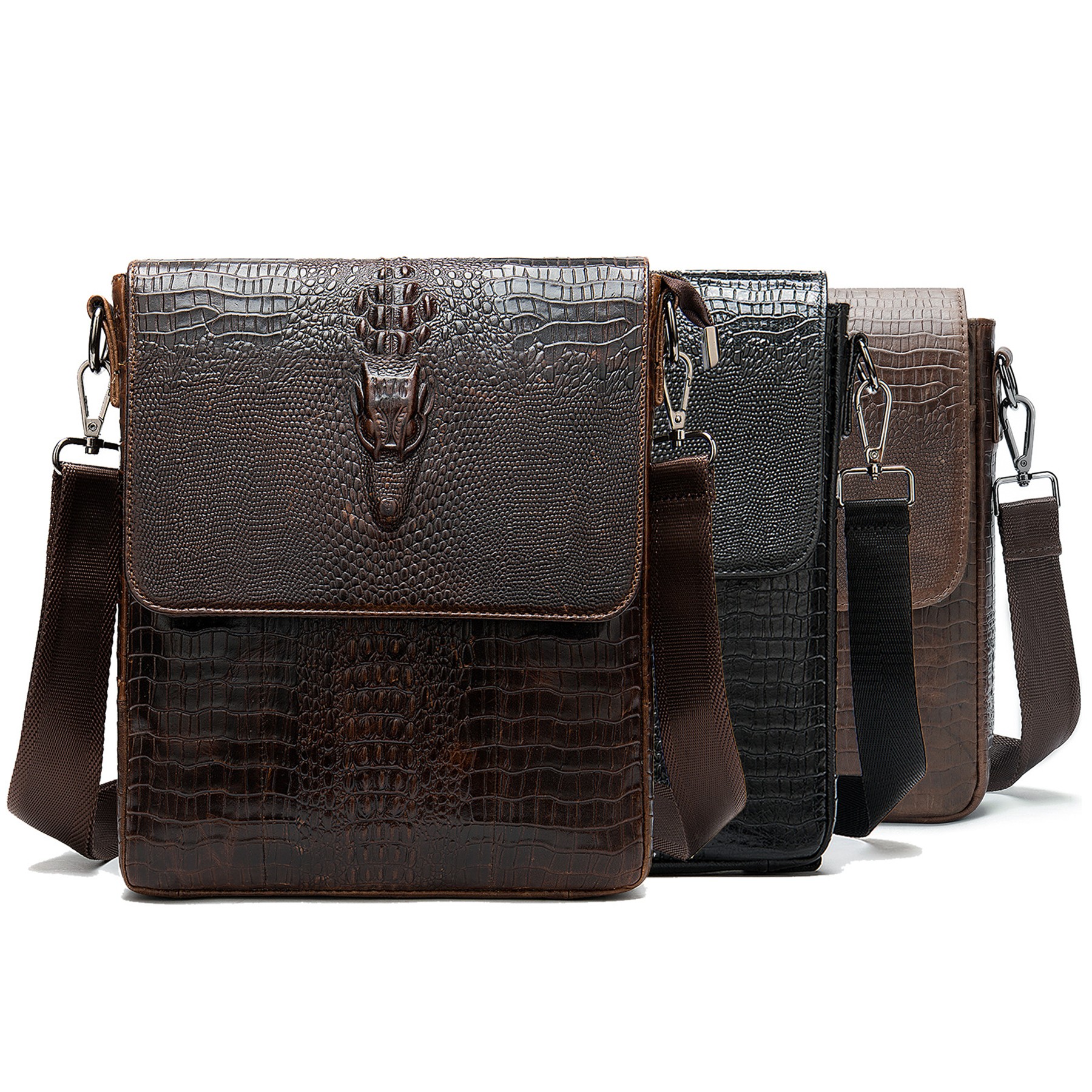 Genuine Leather Messenger Bag 2