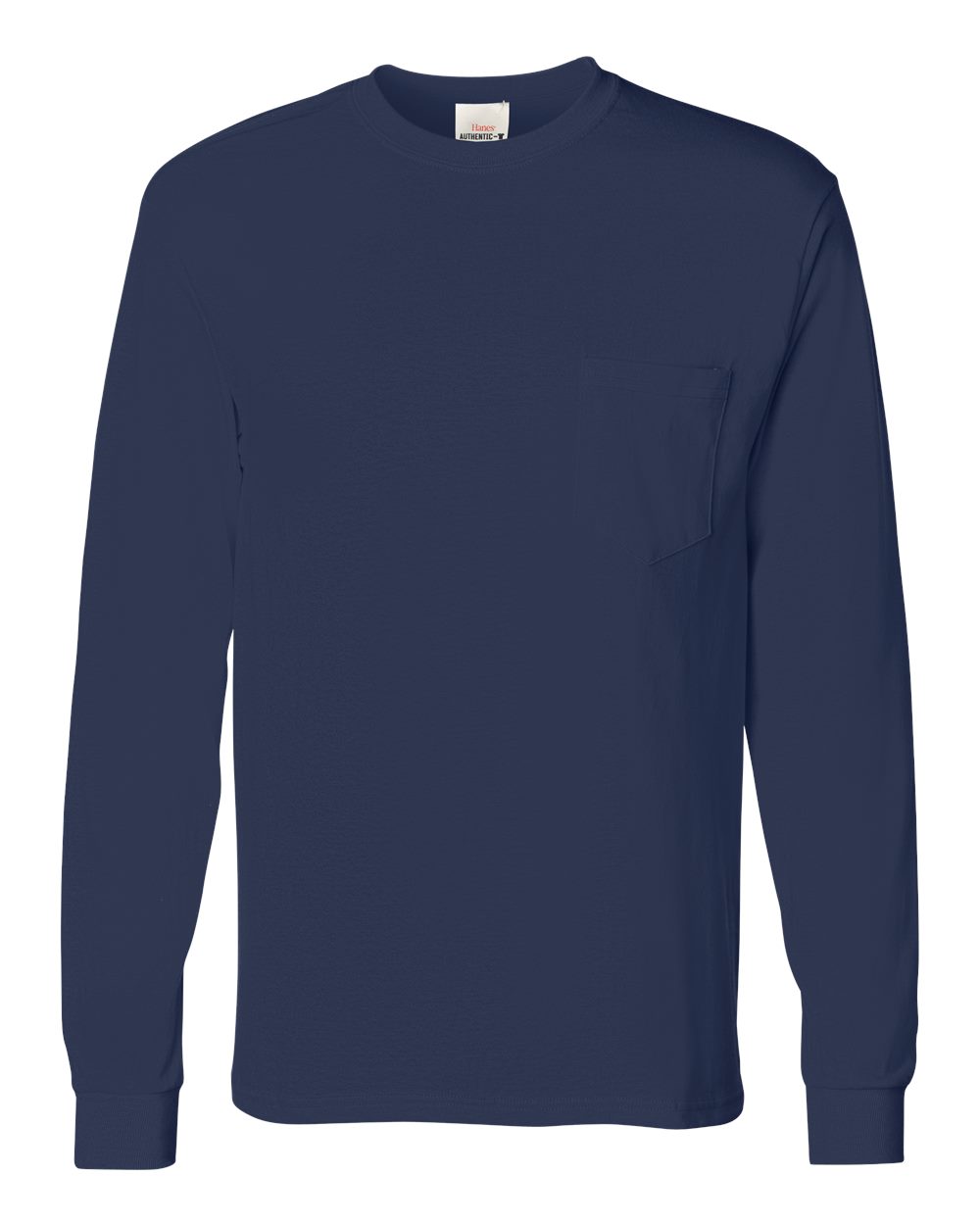 Unisex Authentic Long Sleeve Pocket T-Shirt - 5596 57