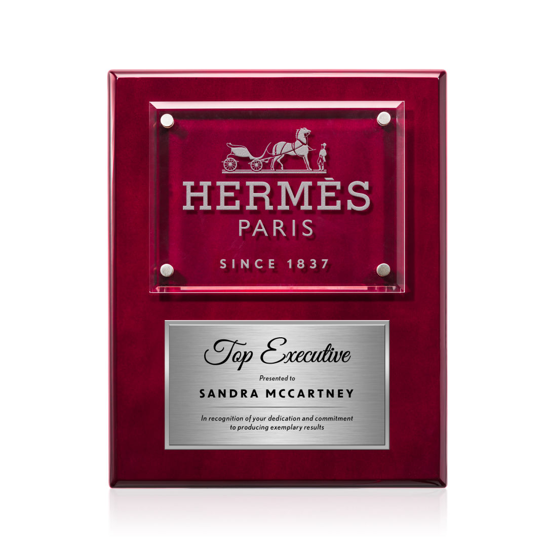 Gossamer Plaque - Rosewood/Silver 6