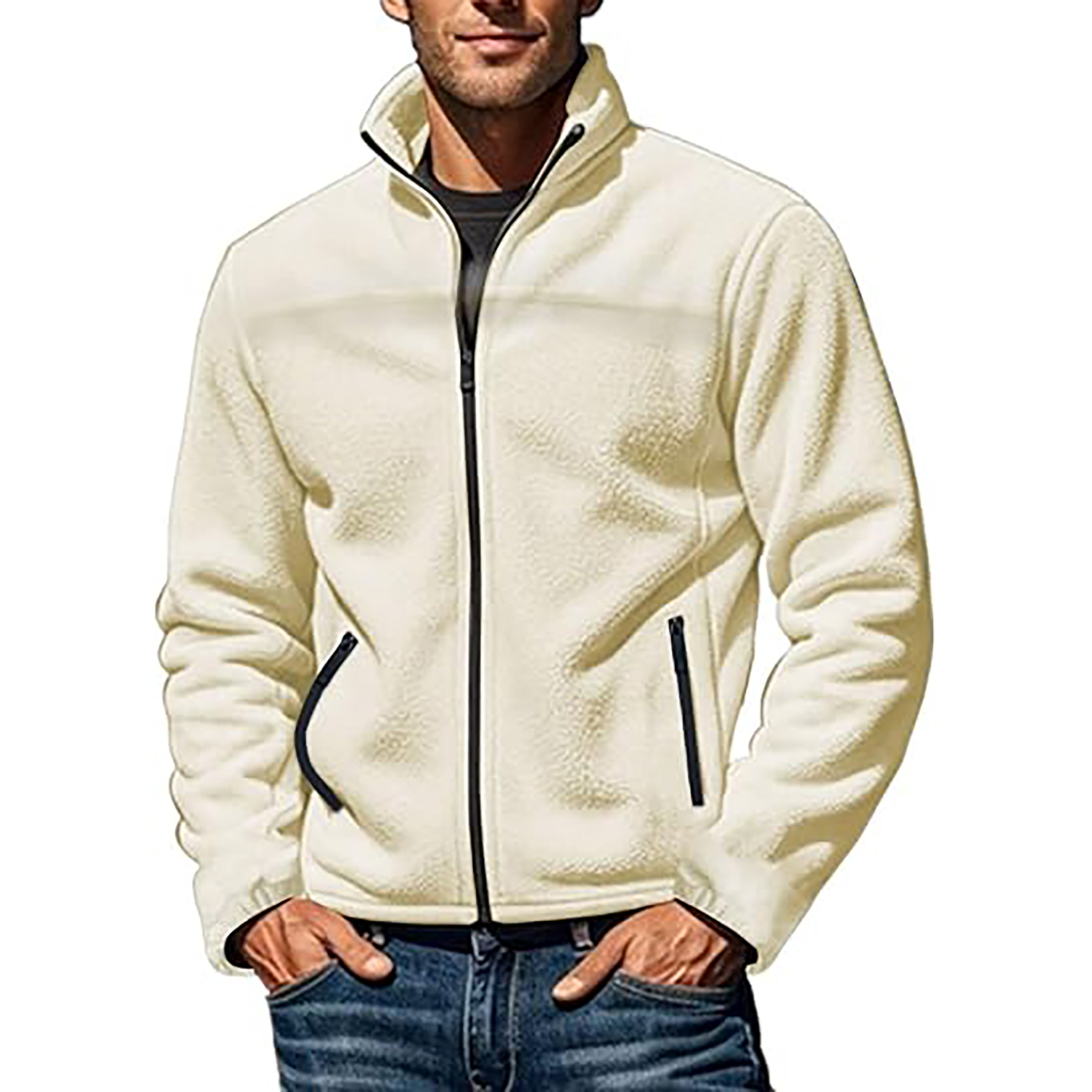 Men's Stand Collar Jacket 2