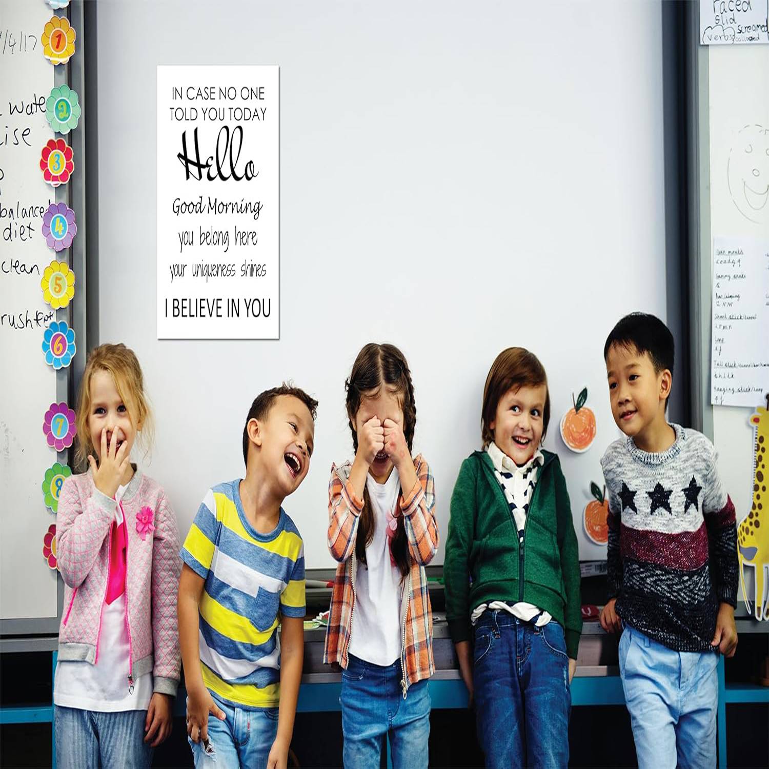8x10in Glossy Coated Paper Classroom Sign 4