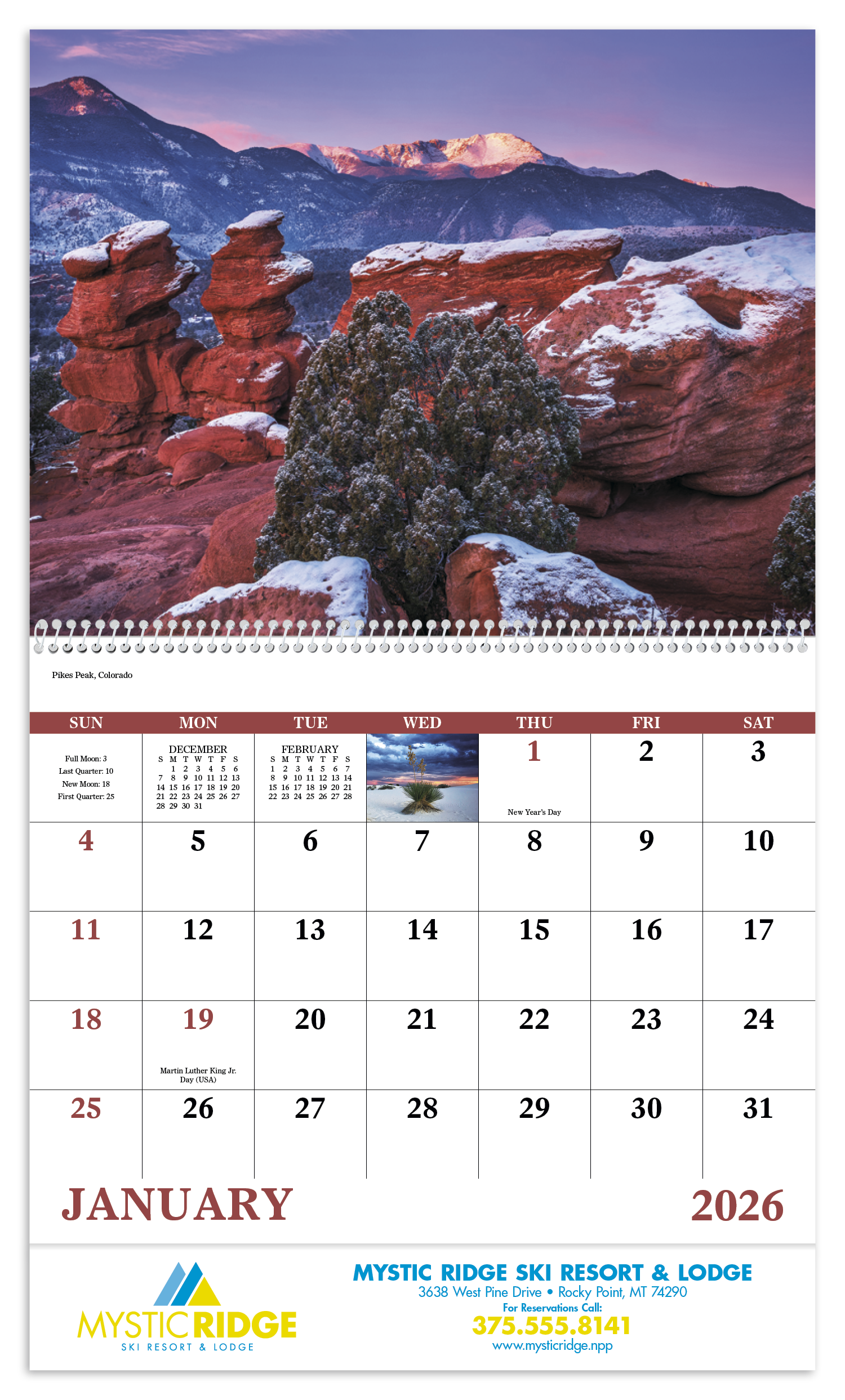 Good Value™ Rocky Mountains - Spiral Calendar 1
