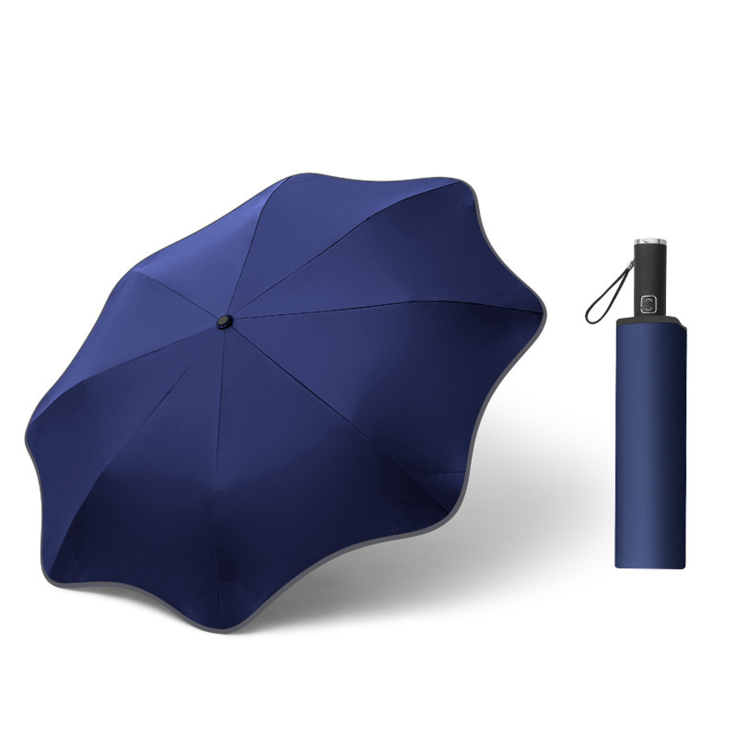 Travel Automatic Round Corner Compact Umbrella 4