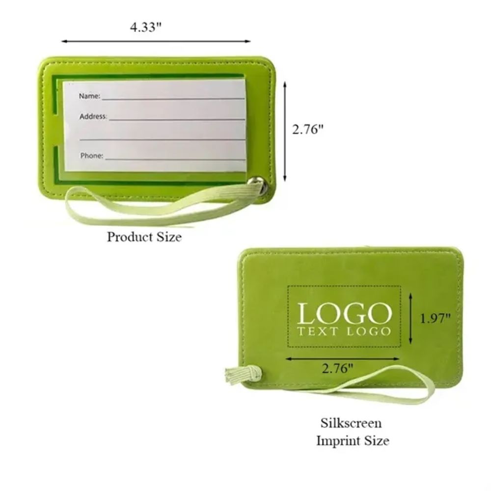 Travel Luggage Tag with Clear Window 5