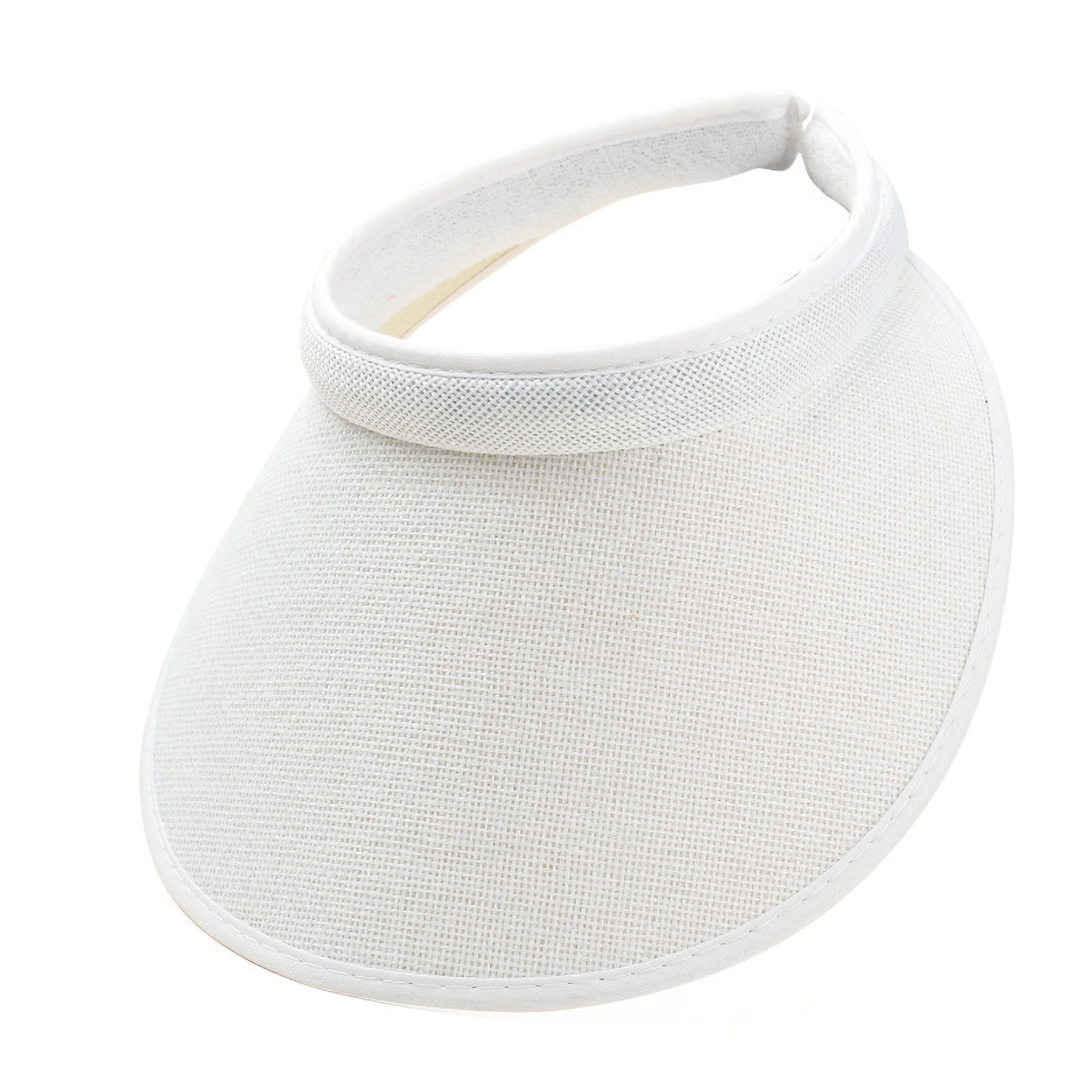 Cotton And Linen Wide Brim Summer Sun Visor 6
