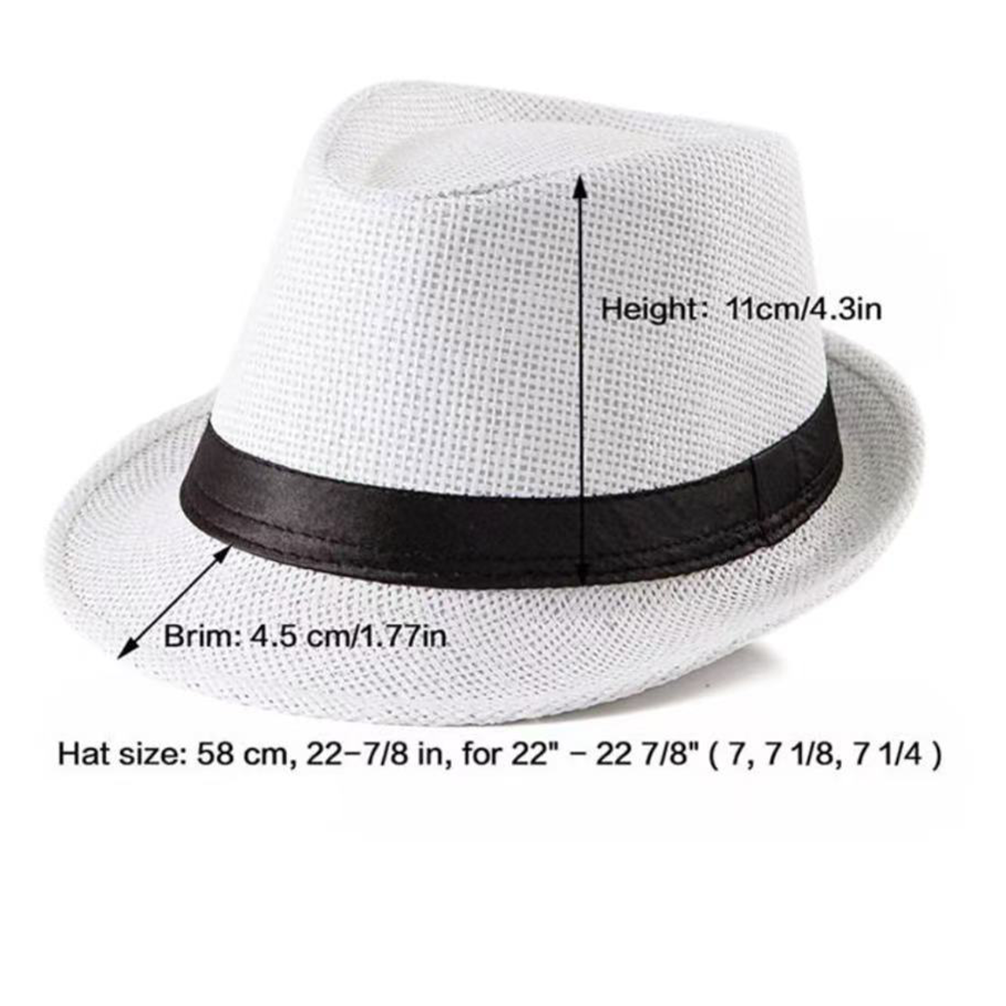 Natural Straw Classic Fedora 2