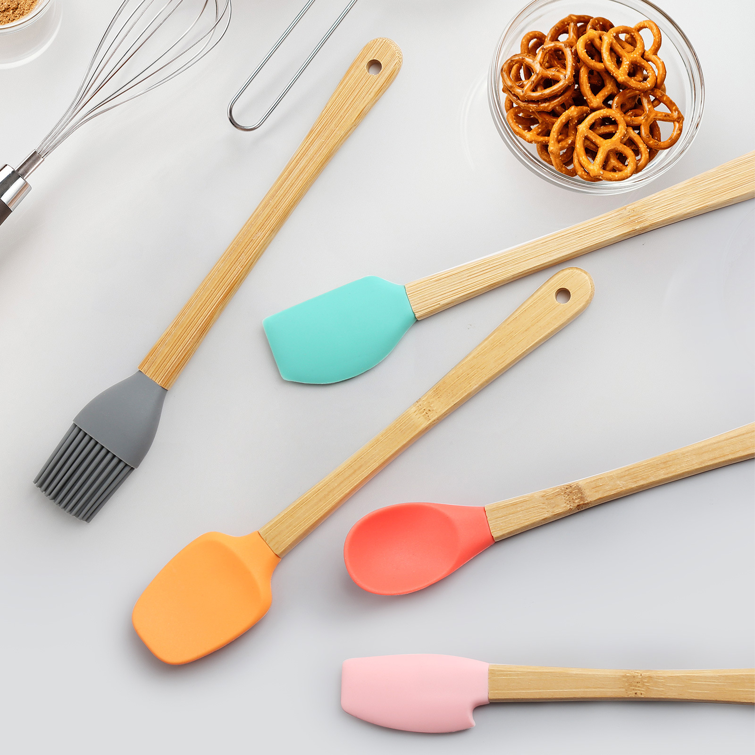 Silicone Mini Color Baking Spatula Scraper 2