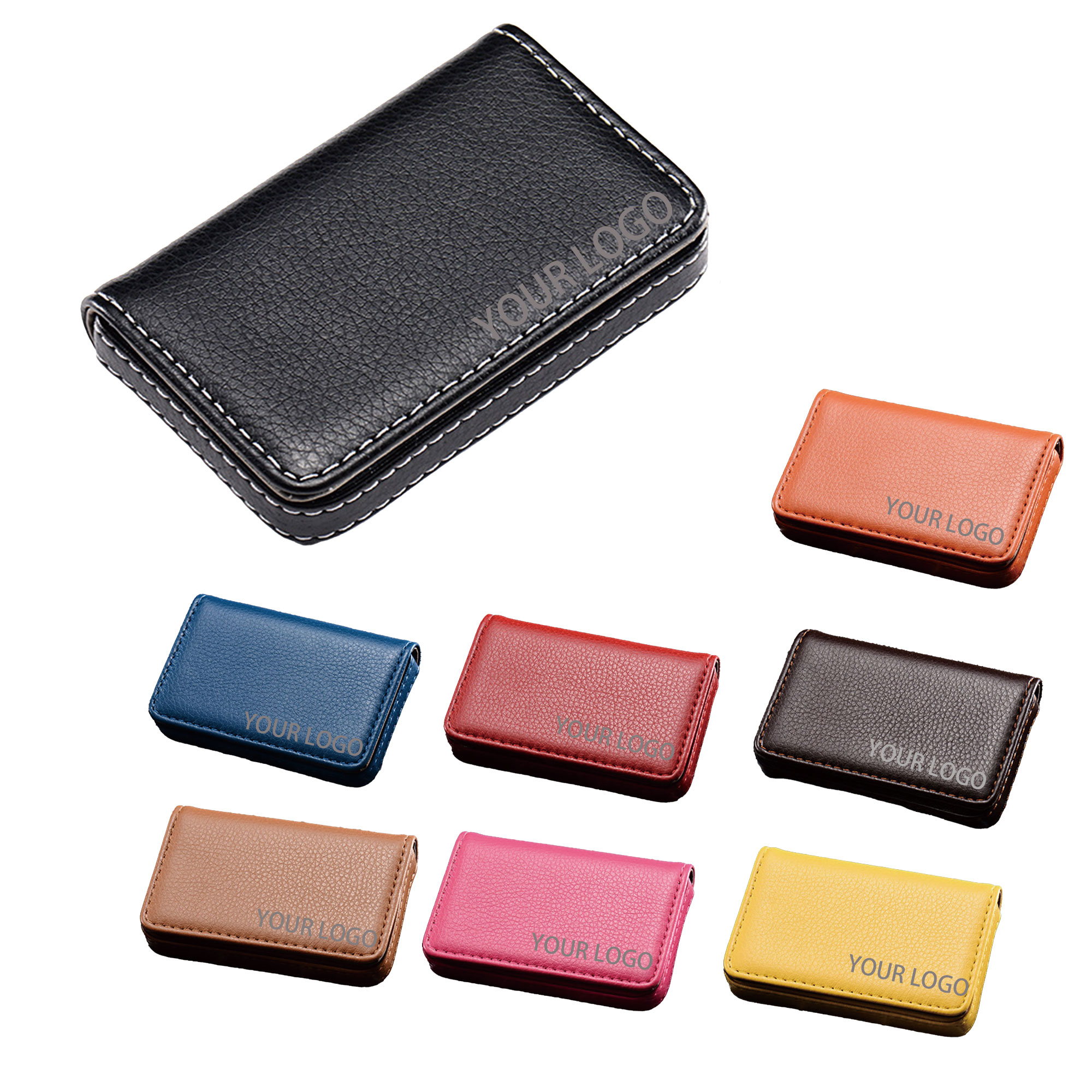 Business Card Holder with PU Leather 3