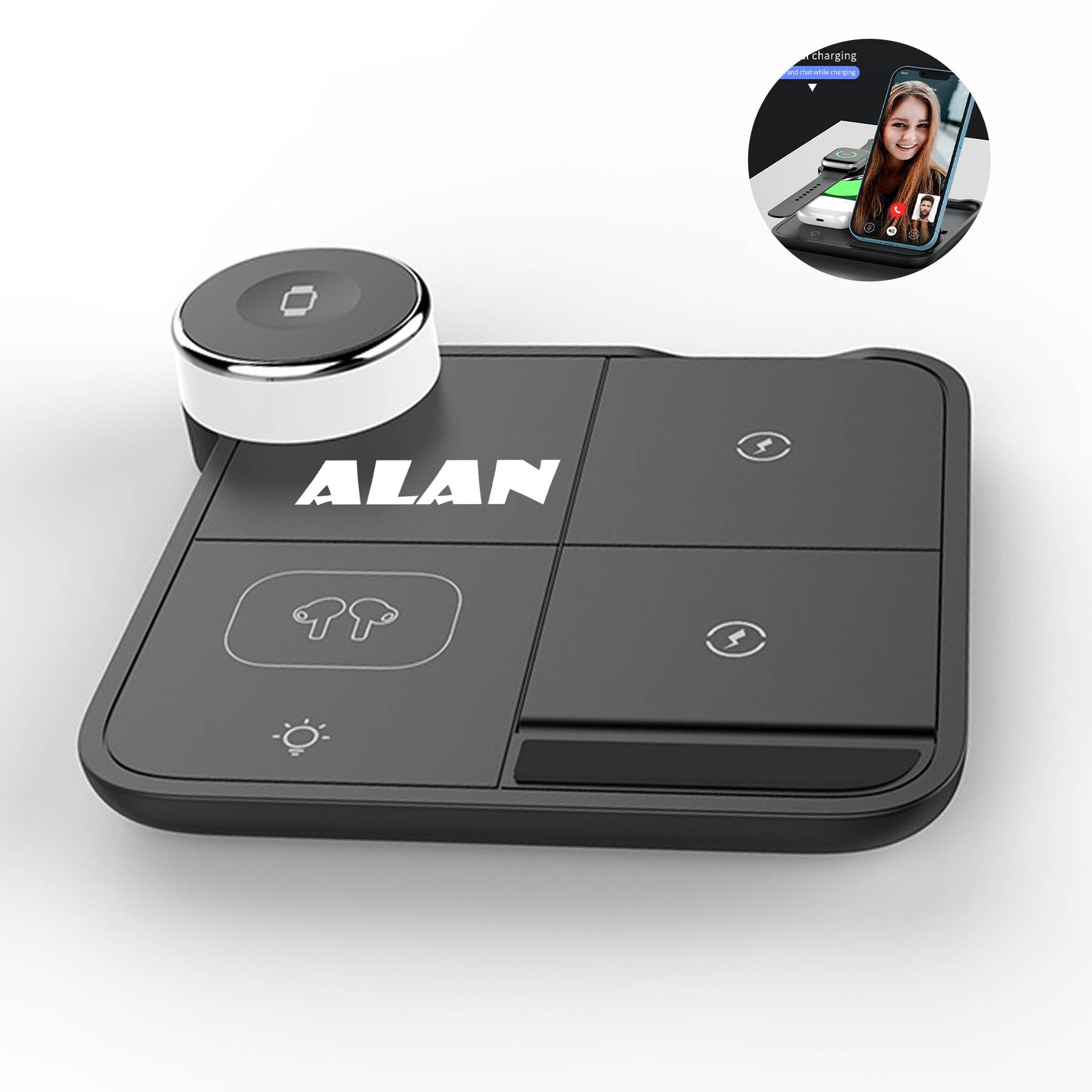 4-in-1 mobile phone wireless charger 2