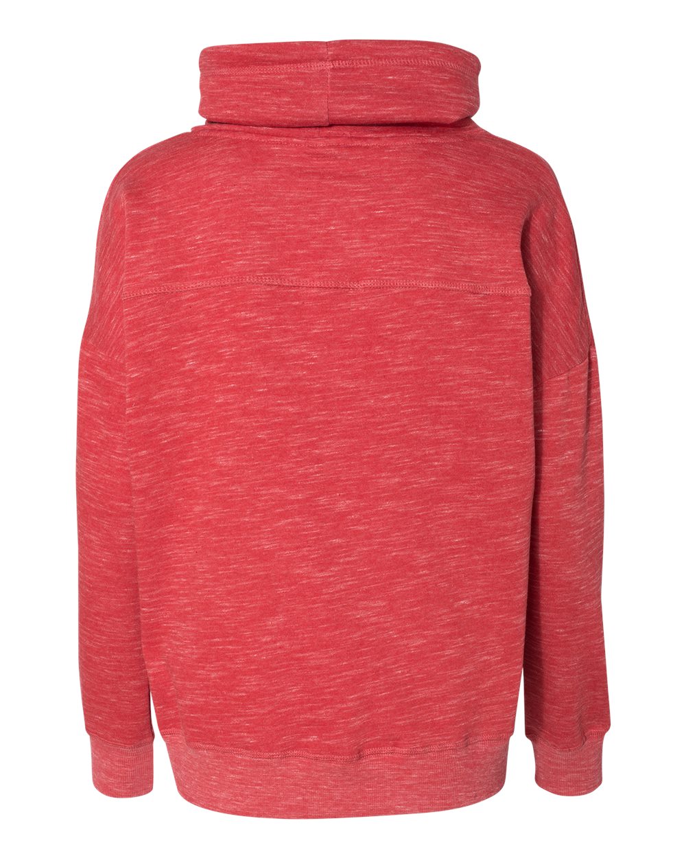 Women's Mélange Fleece Cowl Neck Sweatshirt - 8673 28