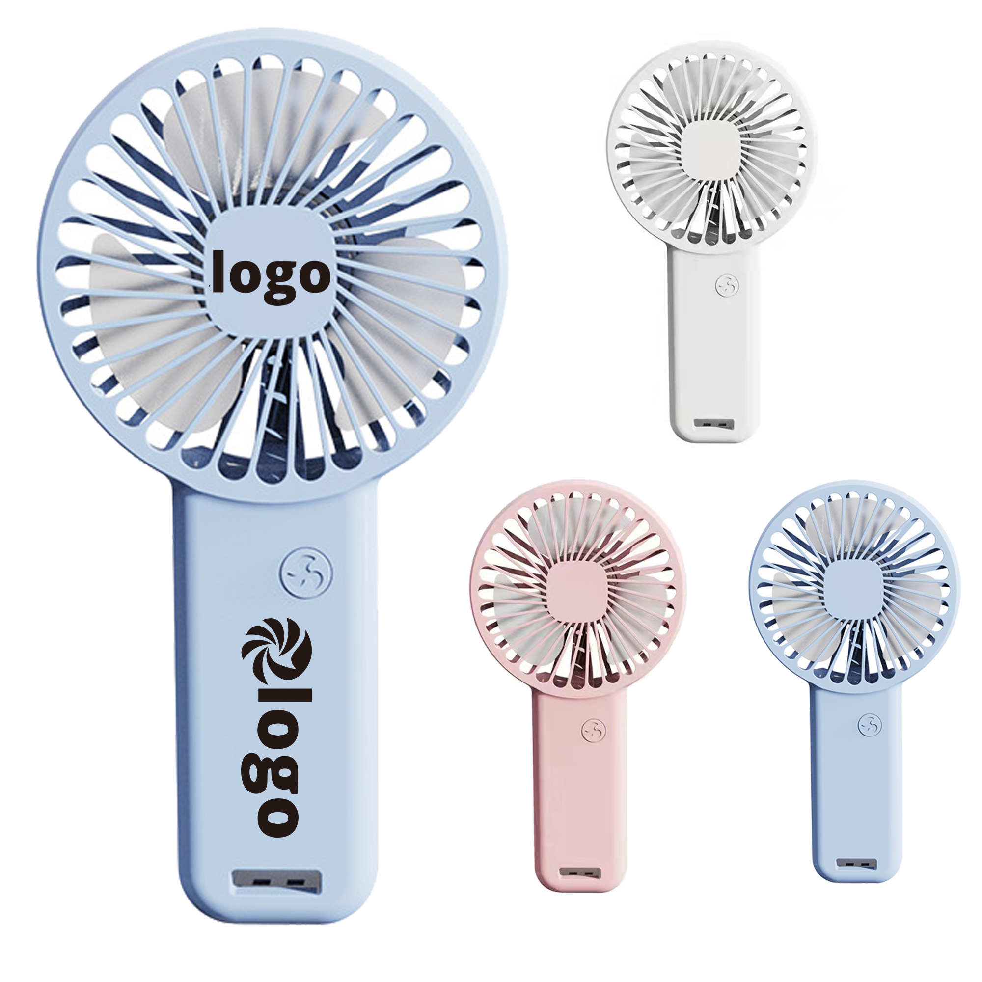 Portable Handheld Fan With Cell Phone Stand
