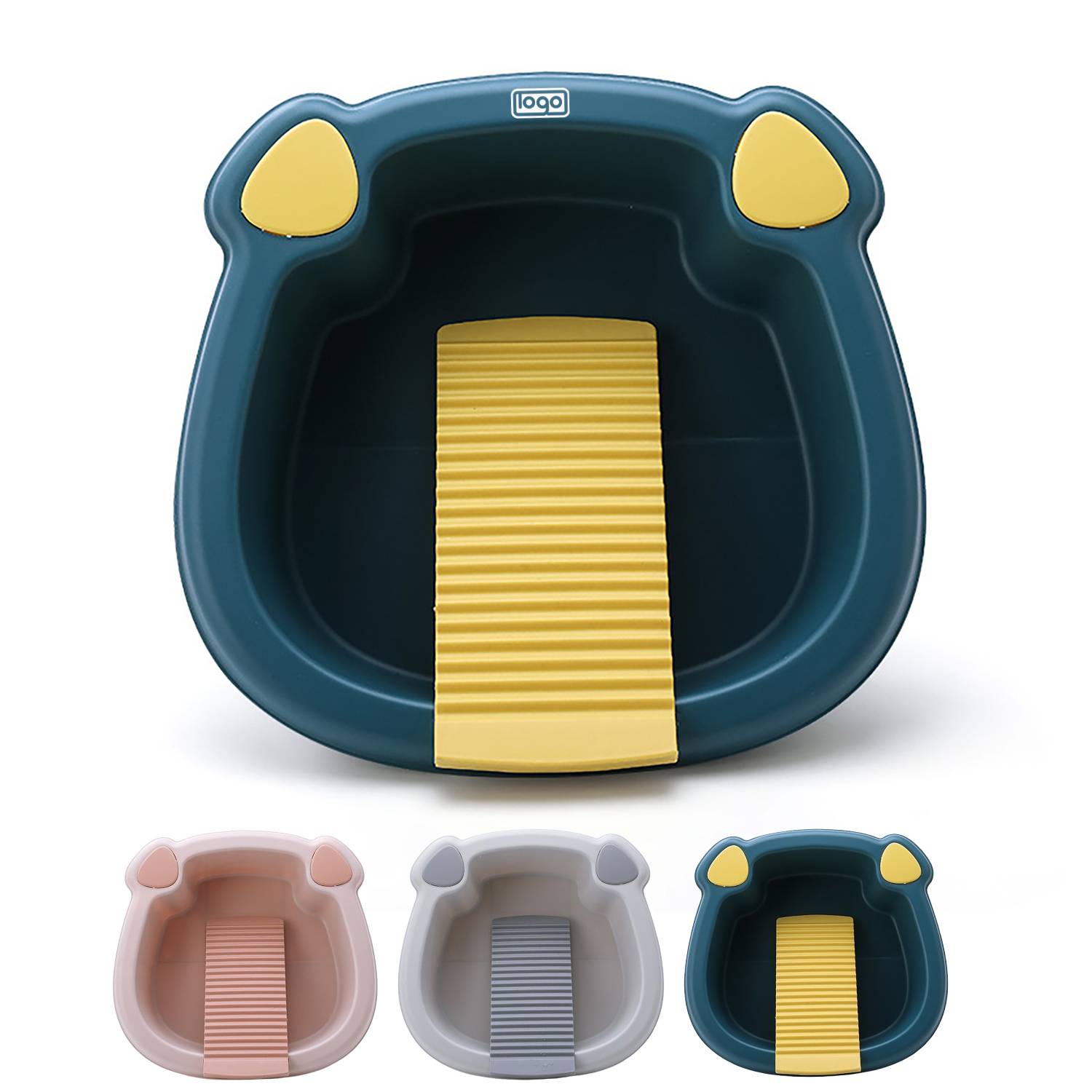 Children'S Laundry Basin W/ Built-In Washboard