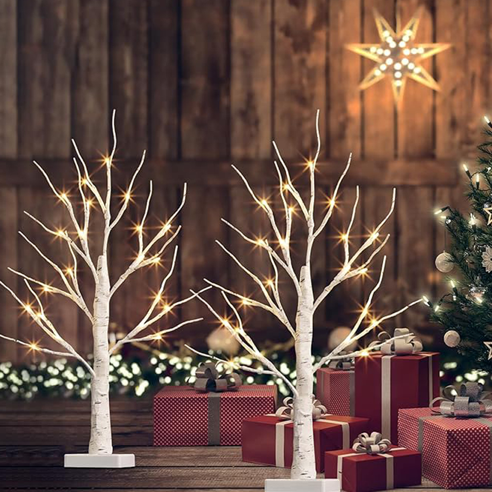 23 5/8 " Led Christmas Birch Tree Light 5