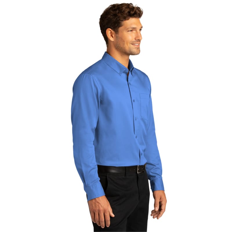 Port Authority Long Sleeve SuperPro React Twill Shirt. 25