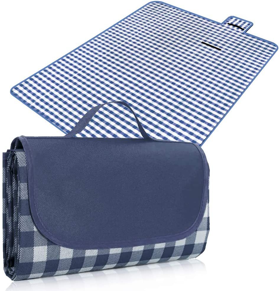 59" x 79" Lightweight Waterproof Portable Beach Mat Blanket 1