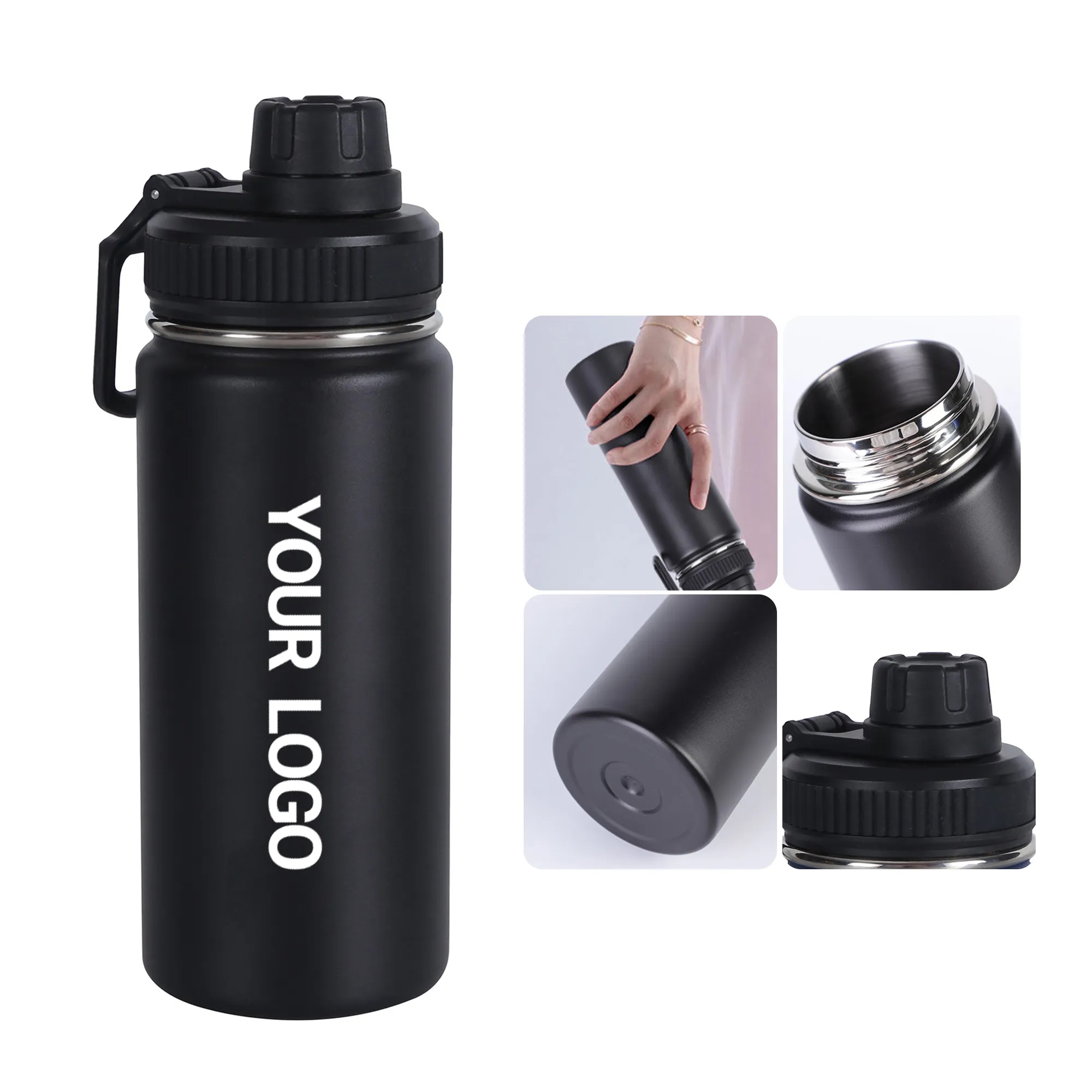 16 oz Stainless Steel Outdoor Tumbler with Handle 2