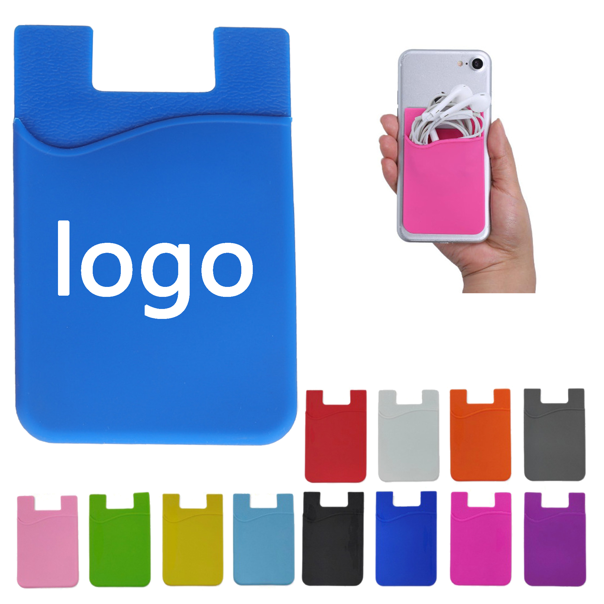 Gel Adherent Phone Card Sleeve 15